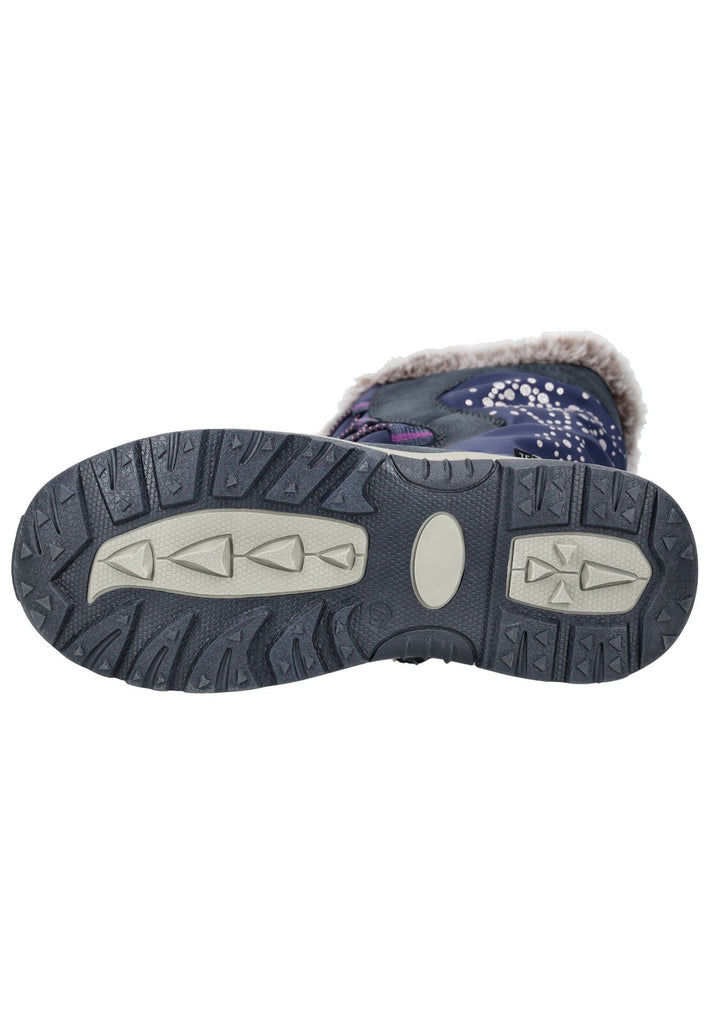 Mustang Stiefel Lederimitat/Textil Navy Warmfutter