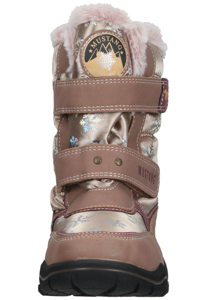 Mustang Stiefel Lederimitat/Textil Rose Warmfutter