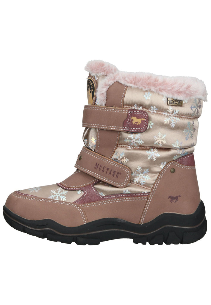Mustang Stiefel Lederimitat/Textil Rose Warmfutter