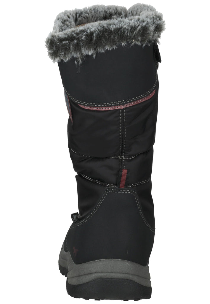 Mustang Stiefel Lederimitat/Textil Schwarz Warmfutter