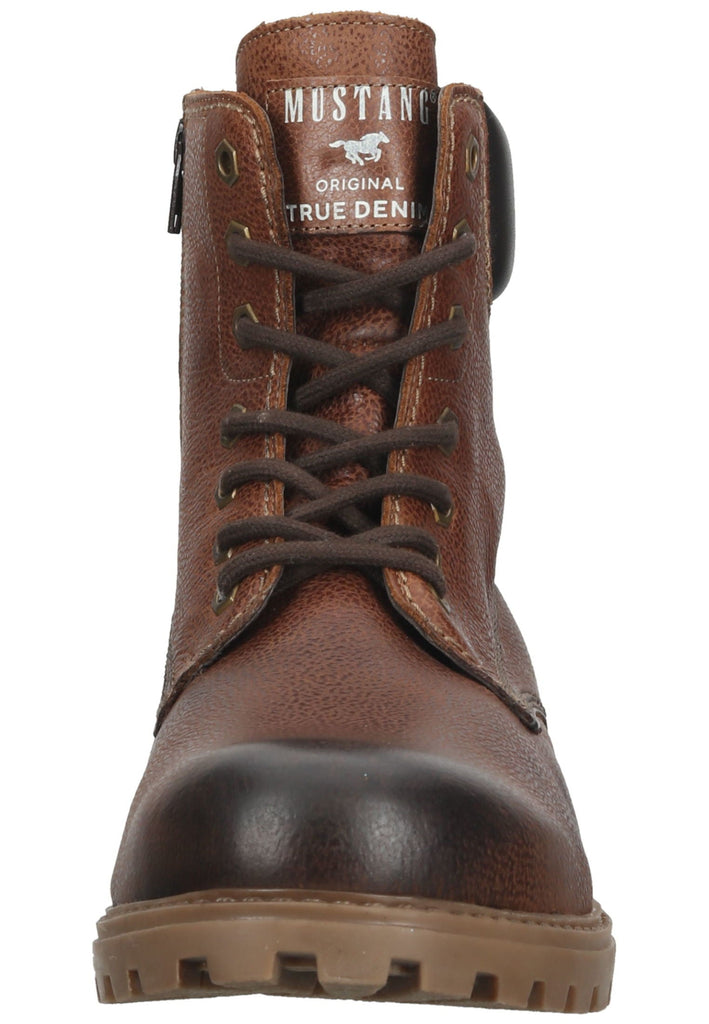 Mustang Stiefelette Leder Braun Warmfutter