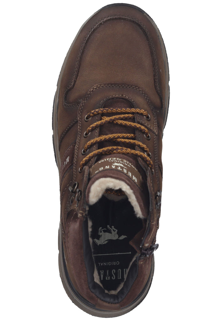 Mustang Stiefelette Leder Braun Warmfutter