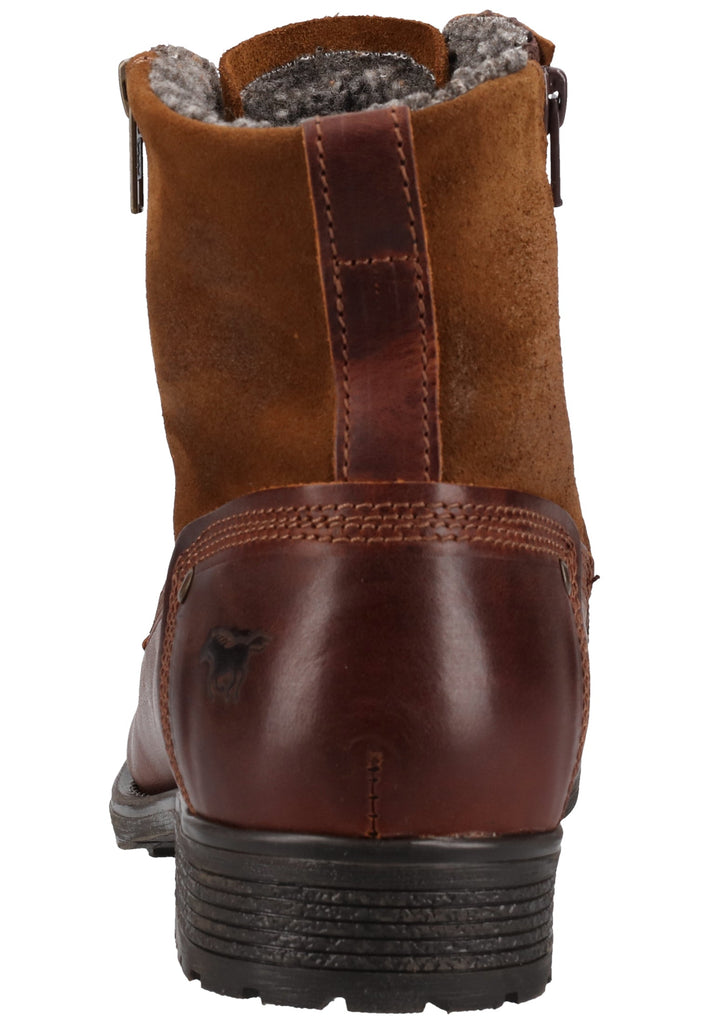 Mustang Stiefelette Leder Braun Warmfutter