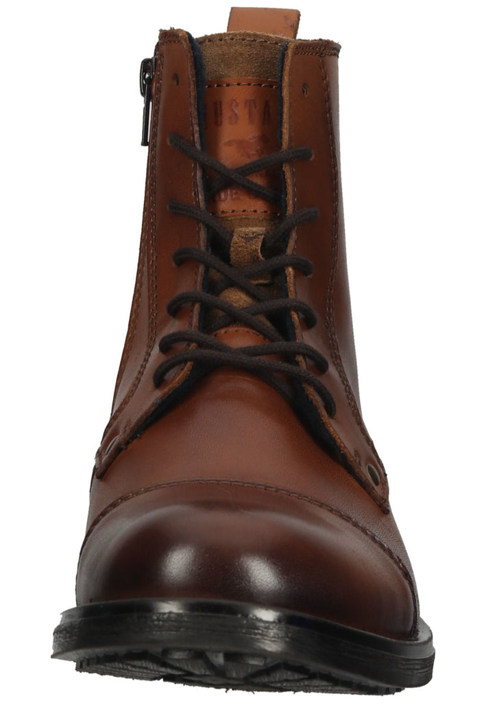 Mustang Stiefelette Leder Cognac