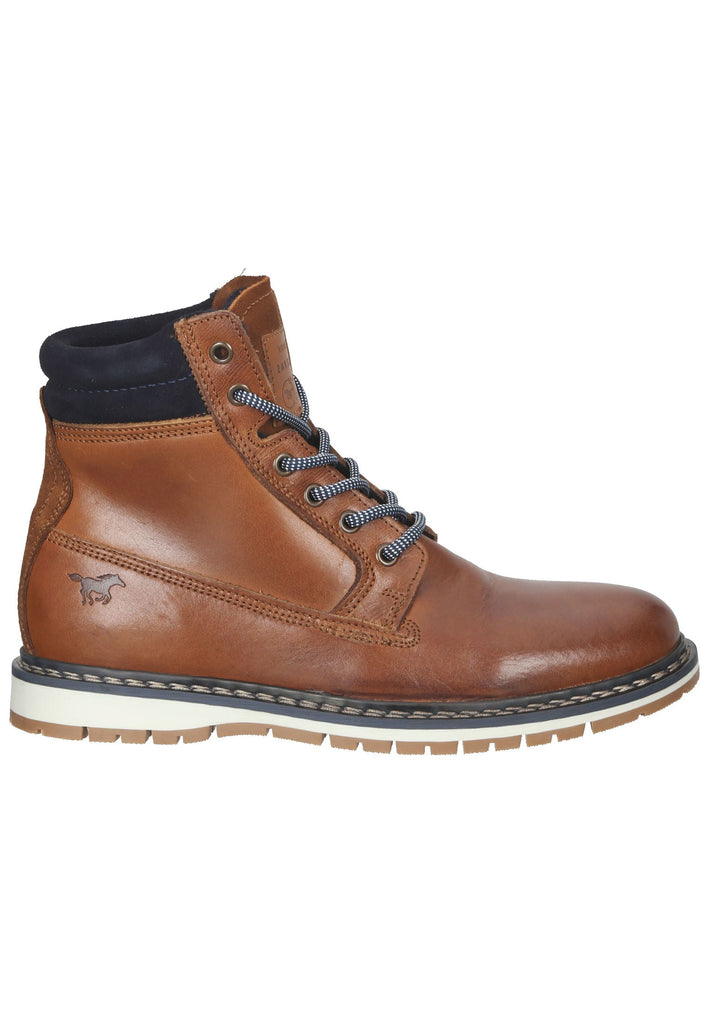 Mustang Stiefelette Leder Cognac