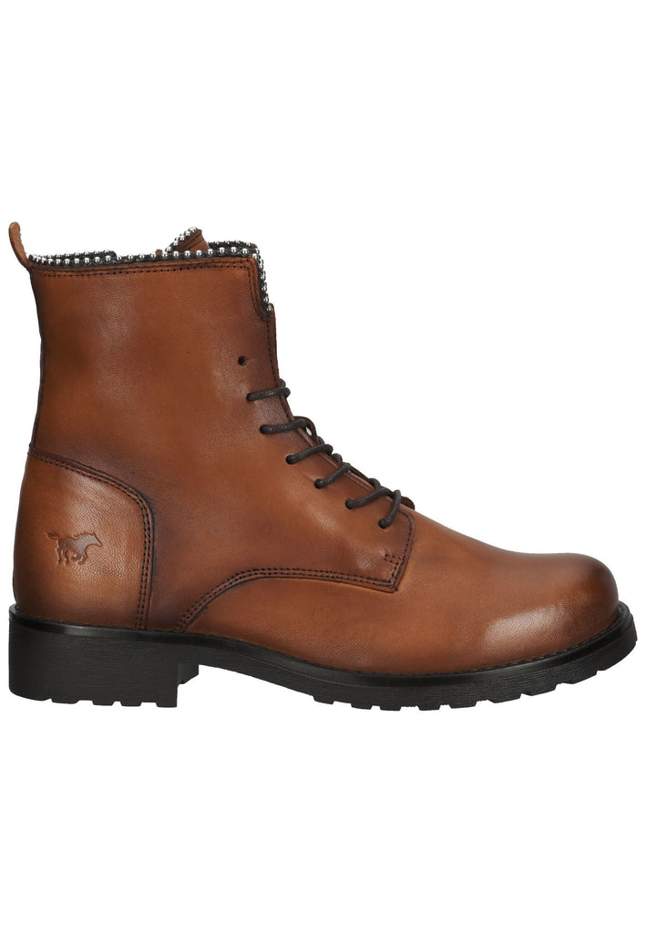 Mustang Stiefelette Leder Cognac
