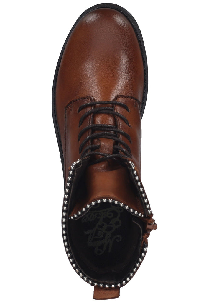 Mustang Stiefelette Leder Cognac