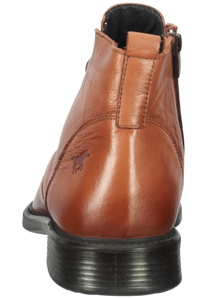 Mustang Stiefelette Leder Cognac