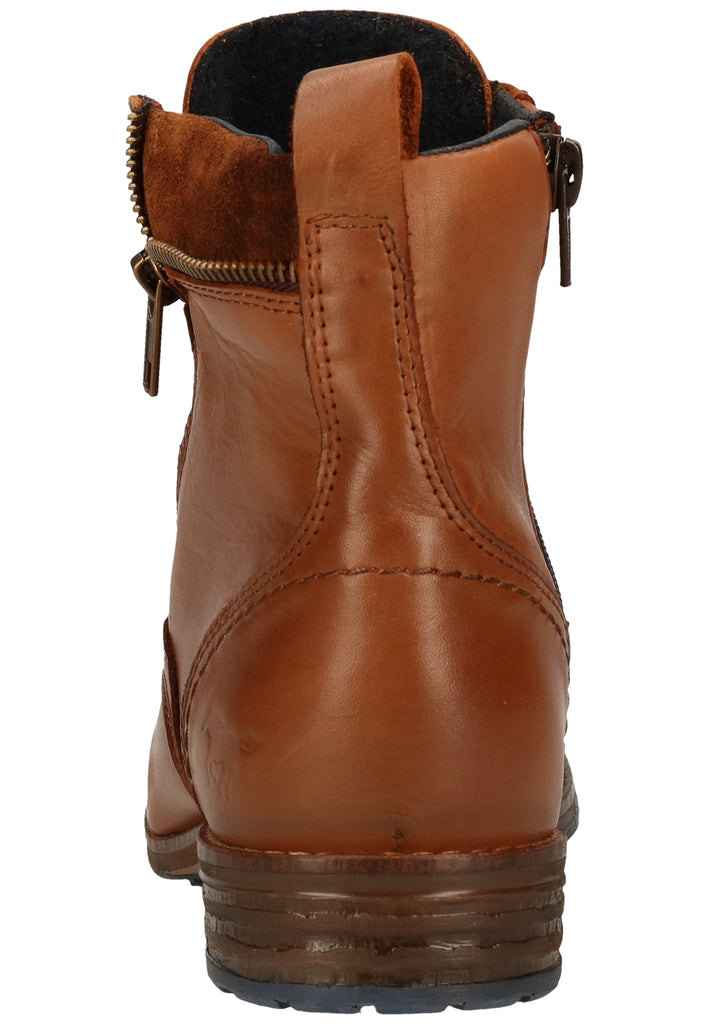 Mustang Stiefelette Leder Cognac
