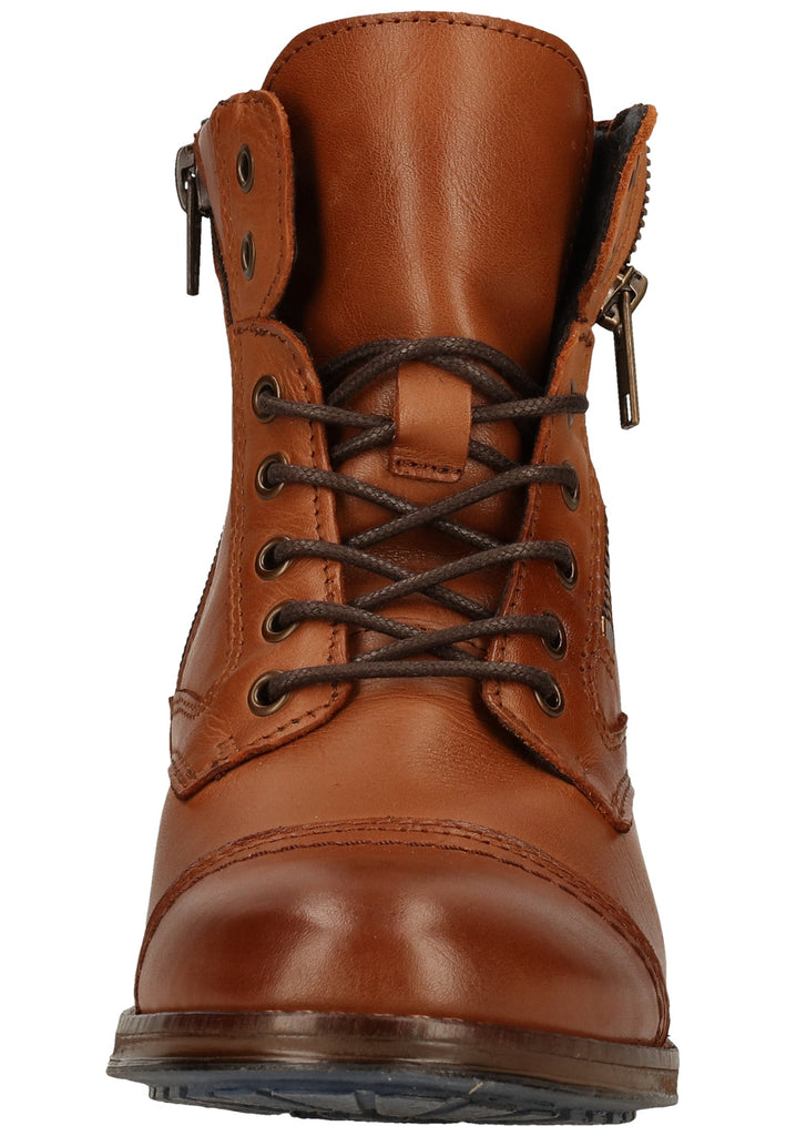 Mustang Stiefelette Leder Cognac
