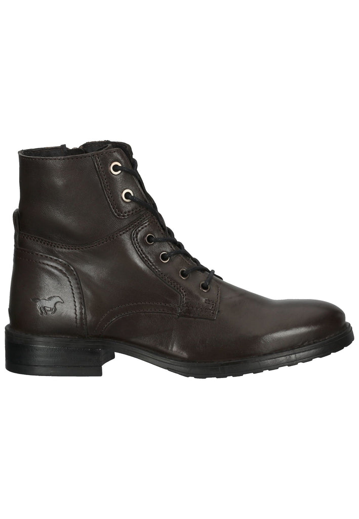 Mustang Stiefelette Leder Dunkelbraun