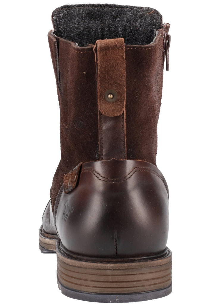 Mustang Stiefelette Leder Dunkelbraun
