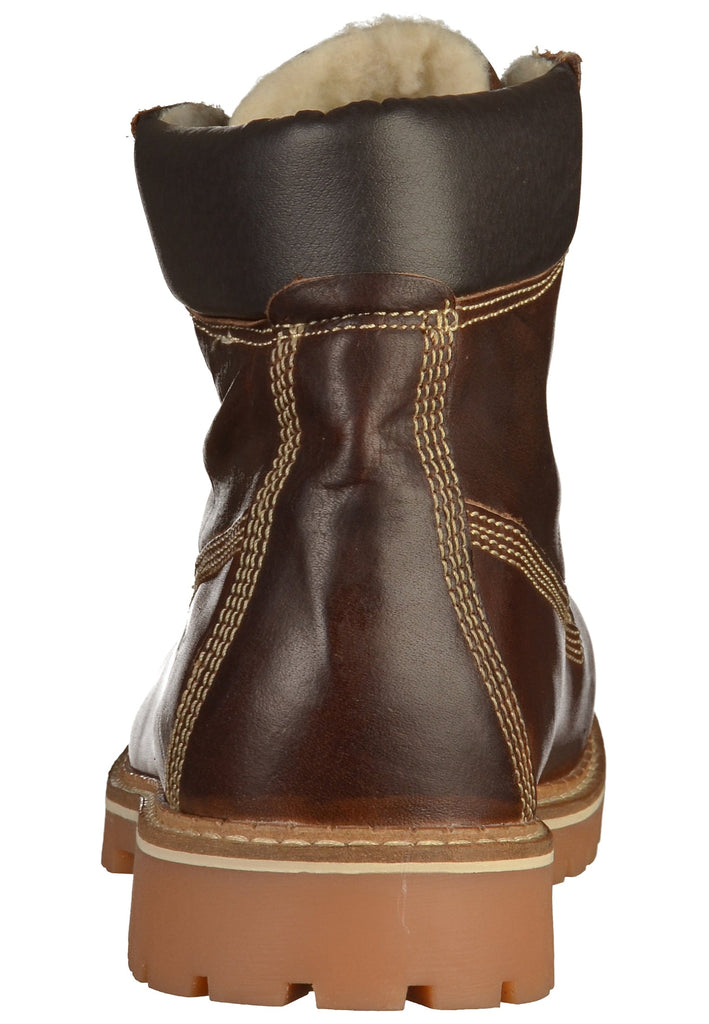 Mustang Stiefelette Leder Dunkelbraun