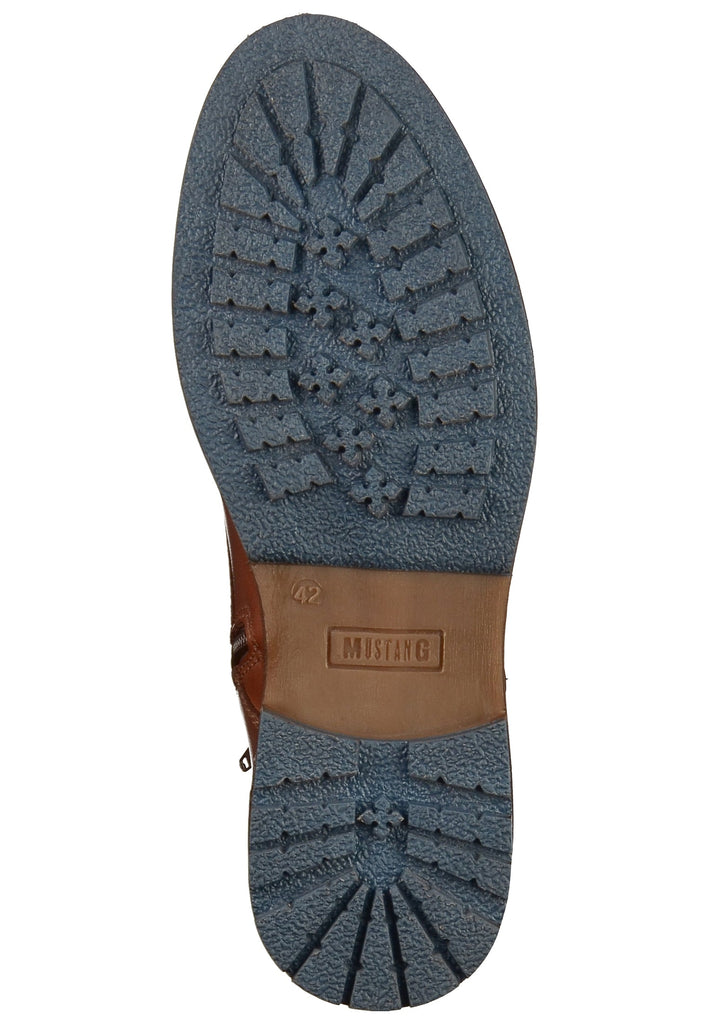 Mustang Stiefelette Leder Kastanie