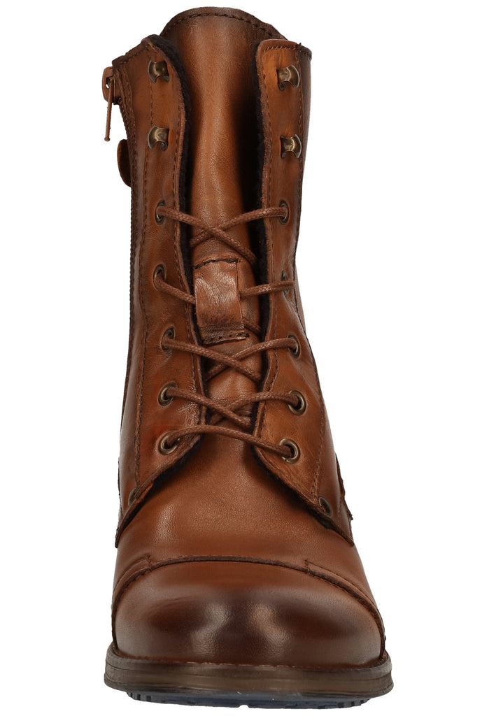 Mustang Stiefelette Leder Kastanie