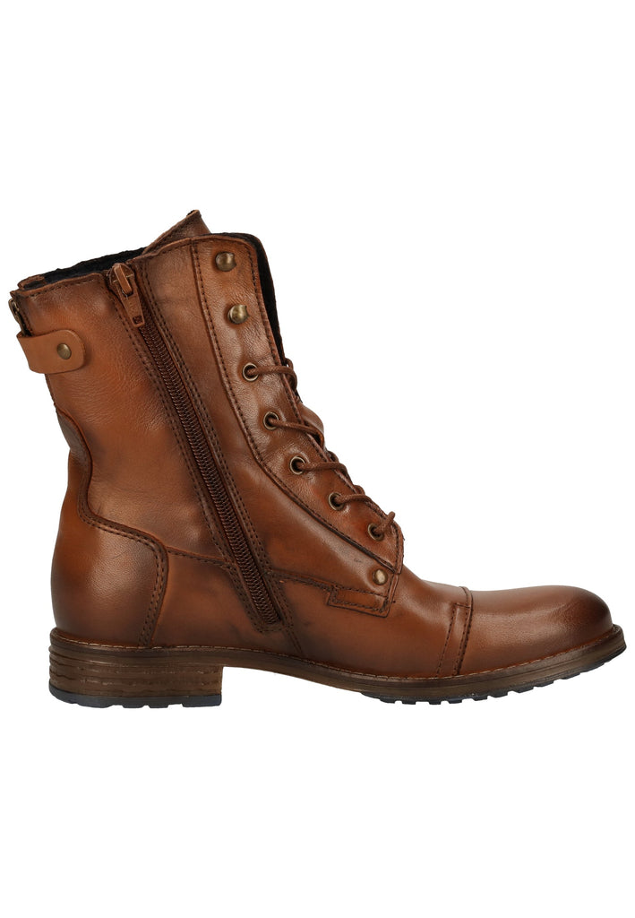 Mustang Stiefelette Leder Kastanie