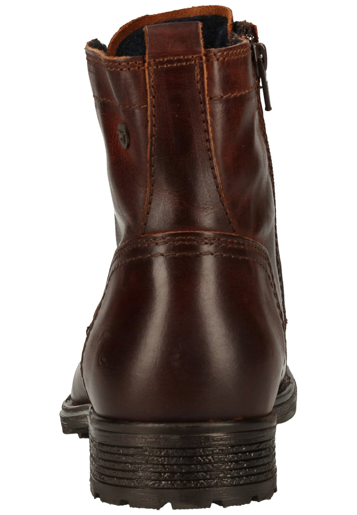 Mustang Stiefelette Leder Kastanie