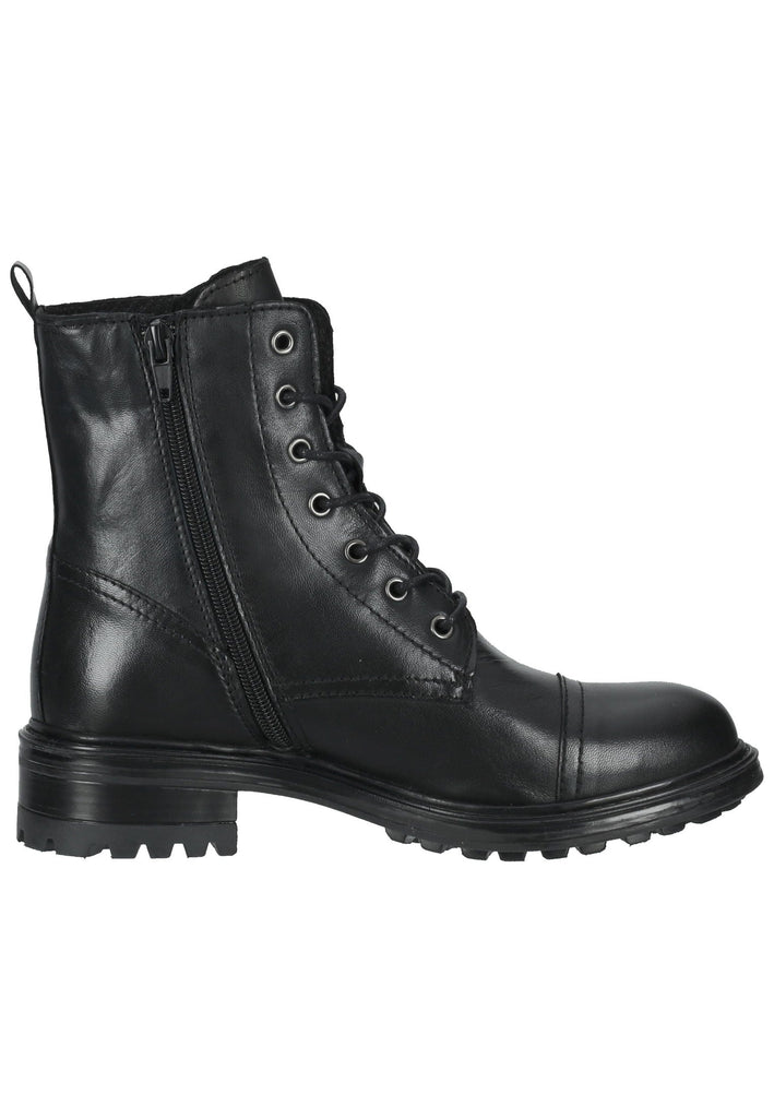 Mustang Stiefelette Leder Schwarz