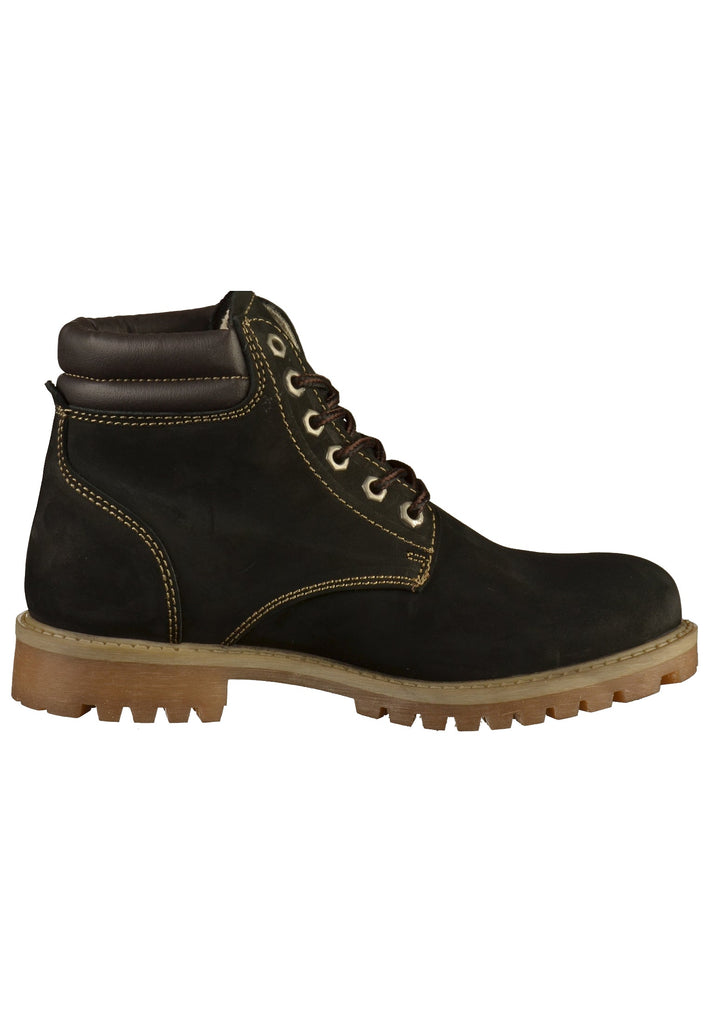 Mustang Stiefelette Leder Schwarz