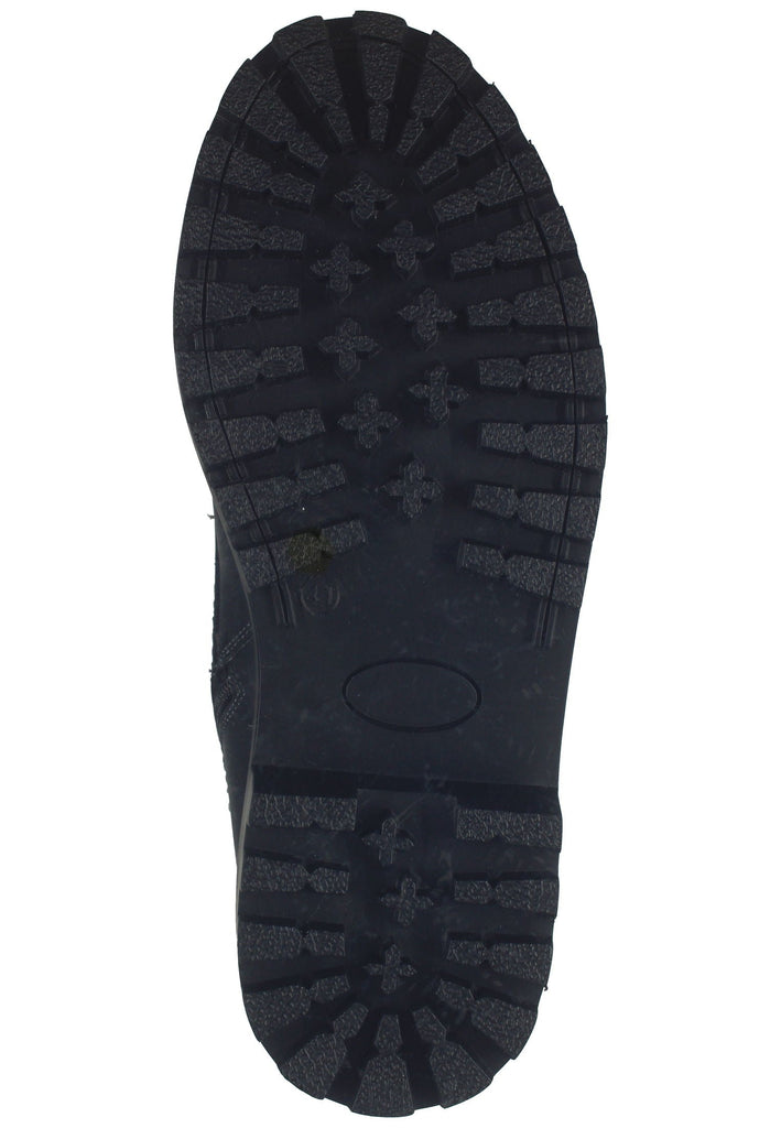 Mustang Stiefelette Leder Schwarz Warmfutter