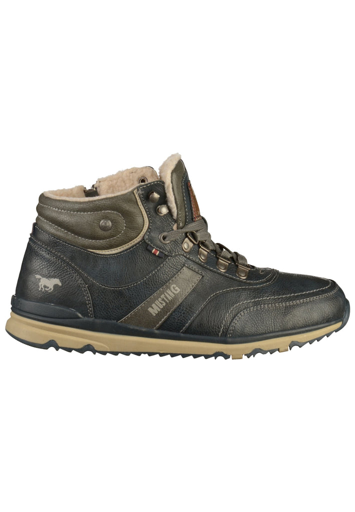 Mustang Stiefelette Lederimitat Blau