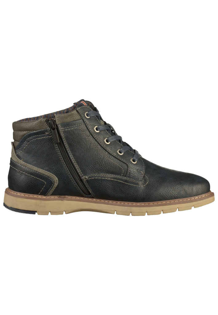 Mustang Stiefelette Lederimitat Blau