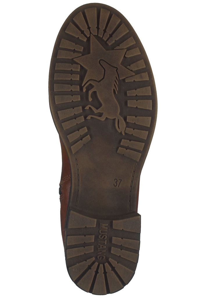 Mustang Stiefelette Lederimitat Braun