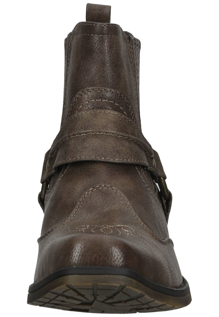 Mustang Stiefelette Lederimitat Braun