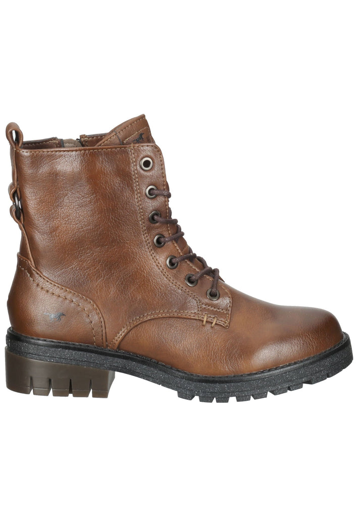 Mustang Stiefelette Lederimitat Braun