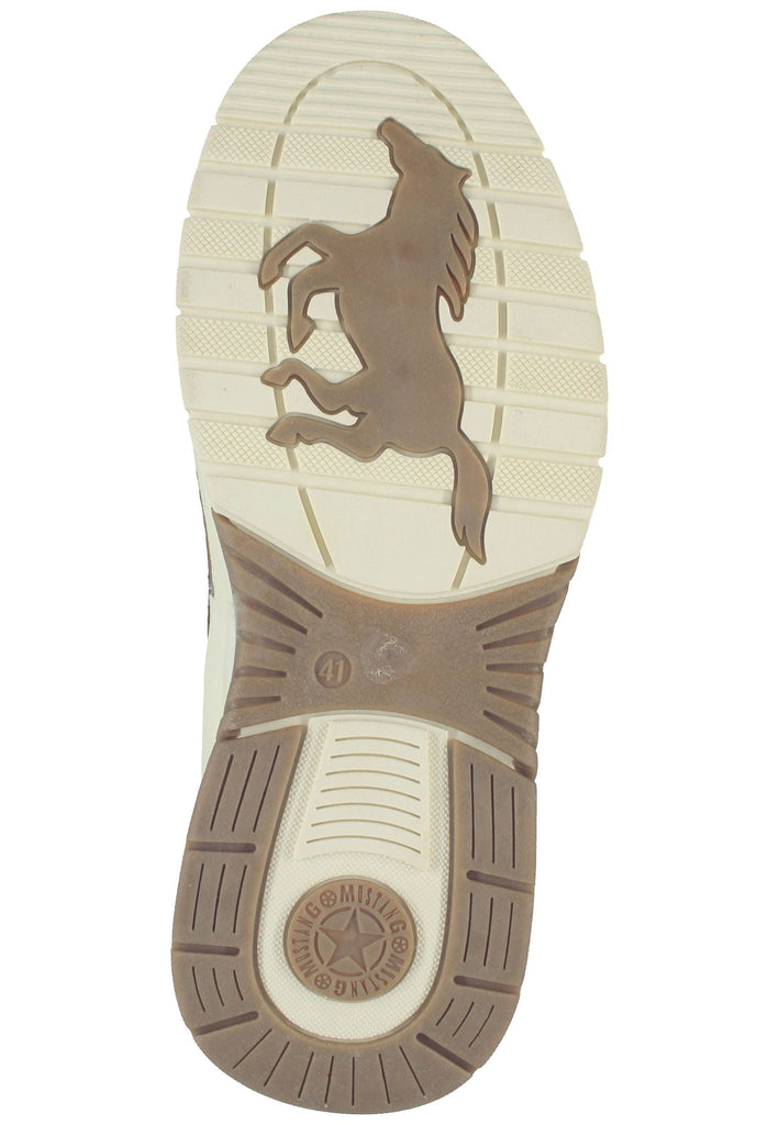 Mustang Stiefelette Lederimitat Braun Warmfutter