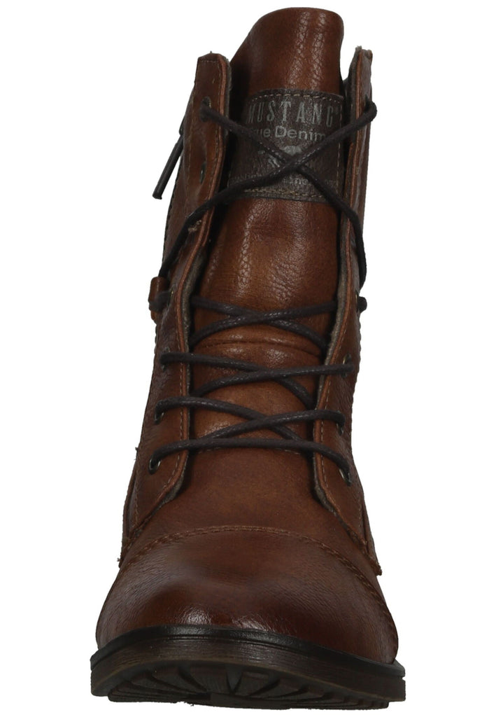 Mustang Stiefelette Lederimitat Cognac