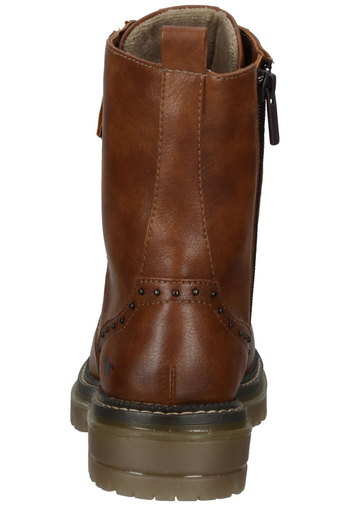 Mustang Stiefelette Lederimitat Cognac