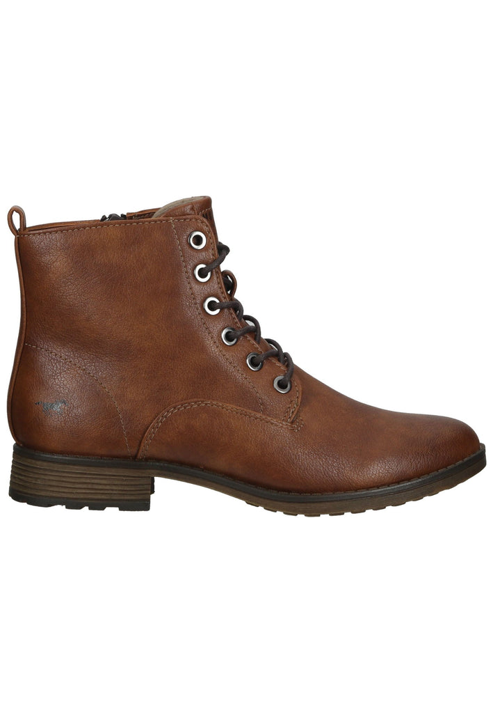 Mustang Stiefelette Lederimitat Cognac