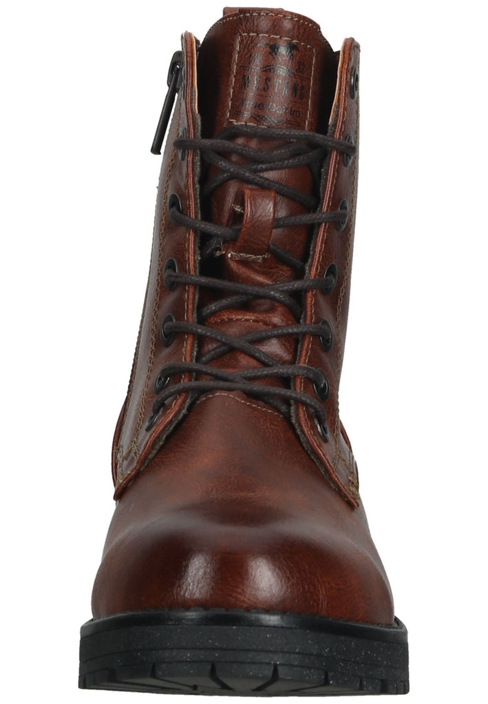 Mustang Stiefelette Lederimitat Cognac