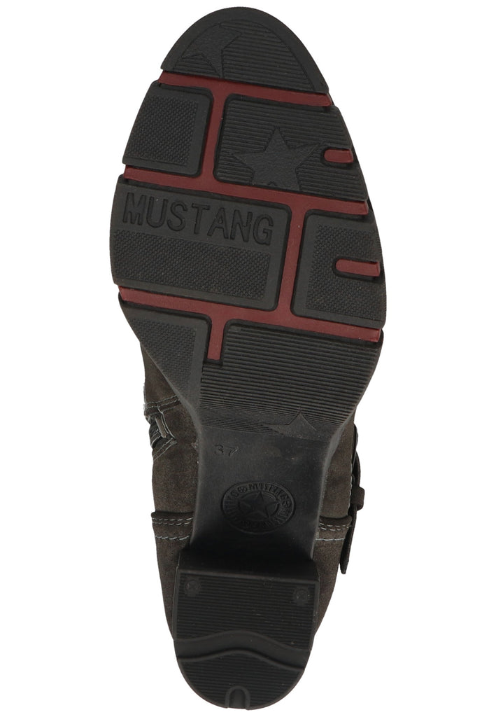 Mustang Stiefelette Lederimitat Dunkelgrau