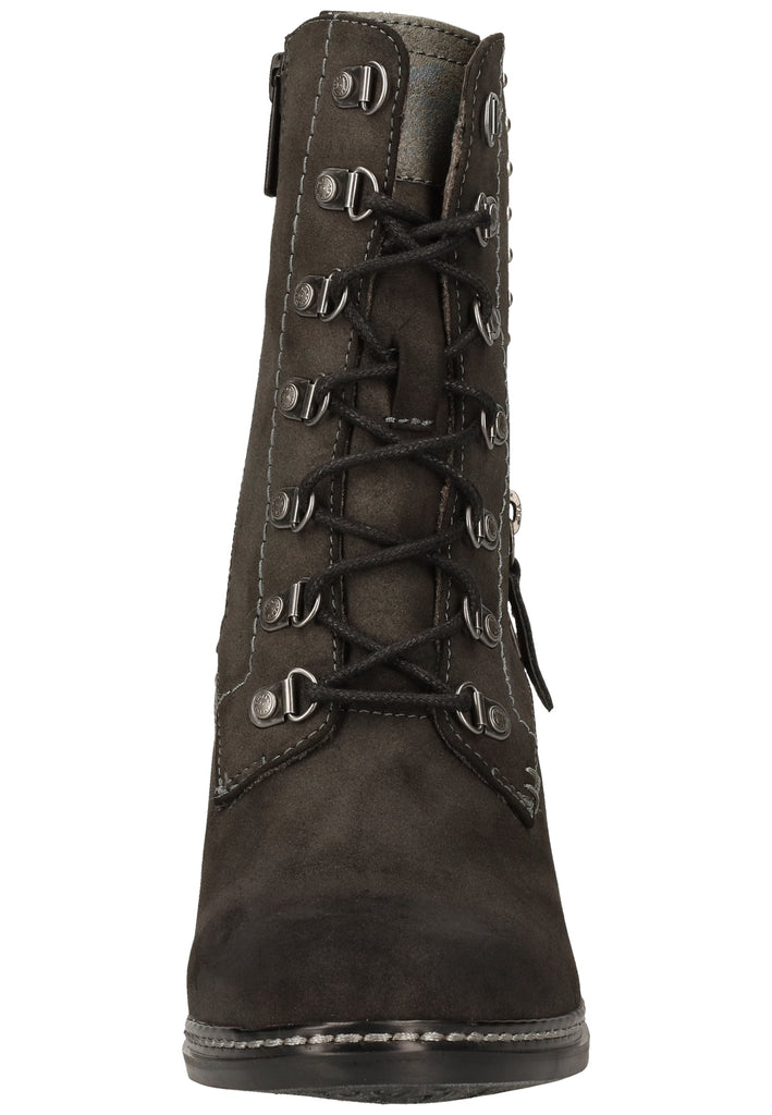 Mustang Stiefelette Lederimitat Dunkelgrau