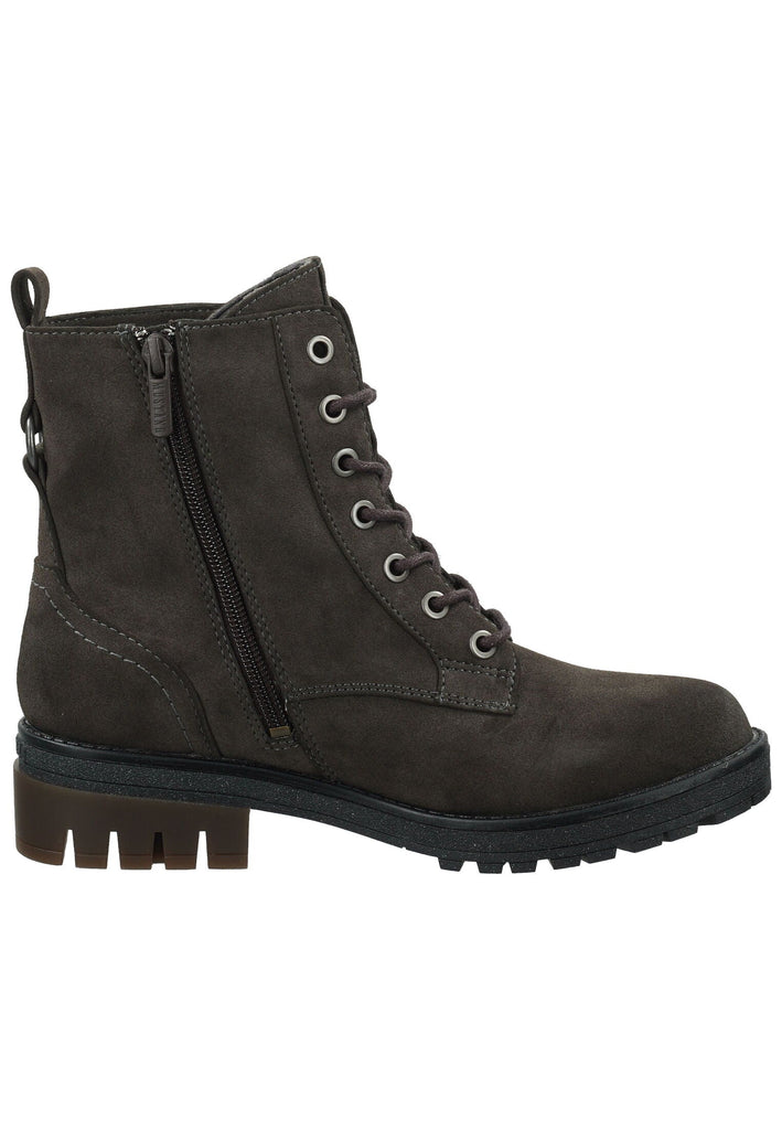 Mustang Stiefelette Lederimitat Dunkelgrau Warmfutter