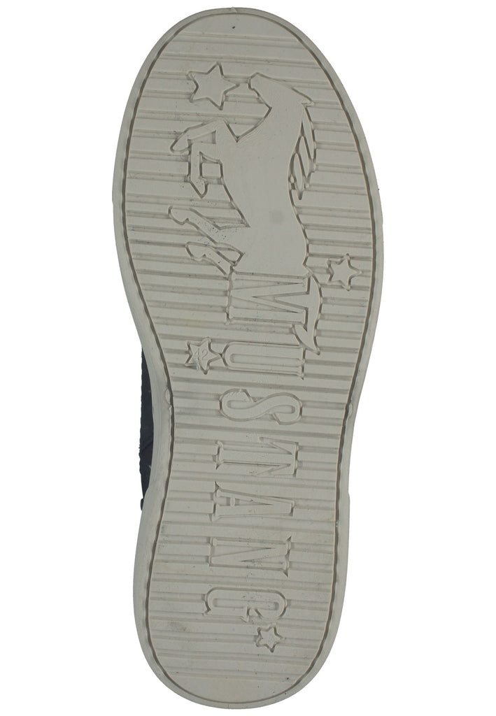 Mustang Stiefelette Lederimitat Dunkelgrau Warmfutter