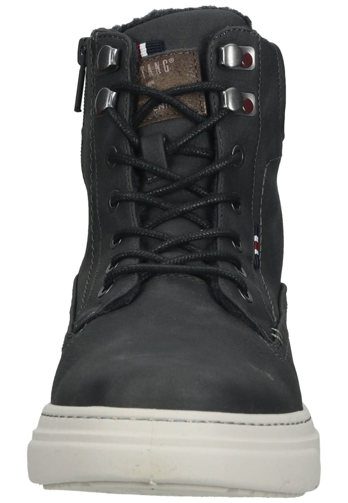 Mustang Stiefelette Lederimitat Dunkelgrau Warmfutter