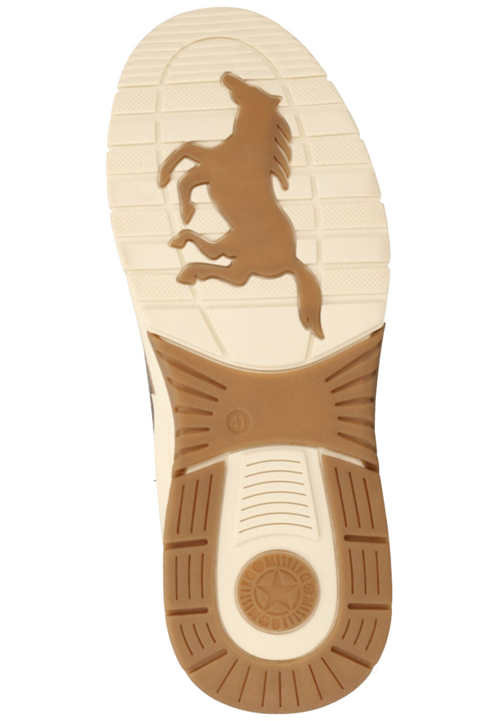 Mustang Stiefelette Lederimitat Dunkelgrau Warmfutter