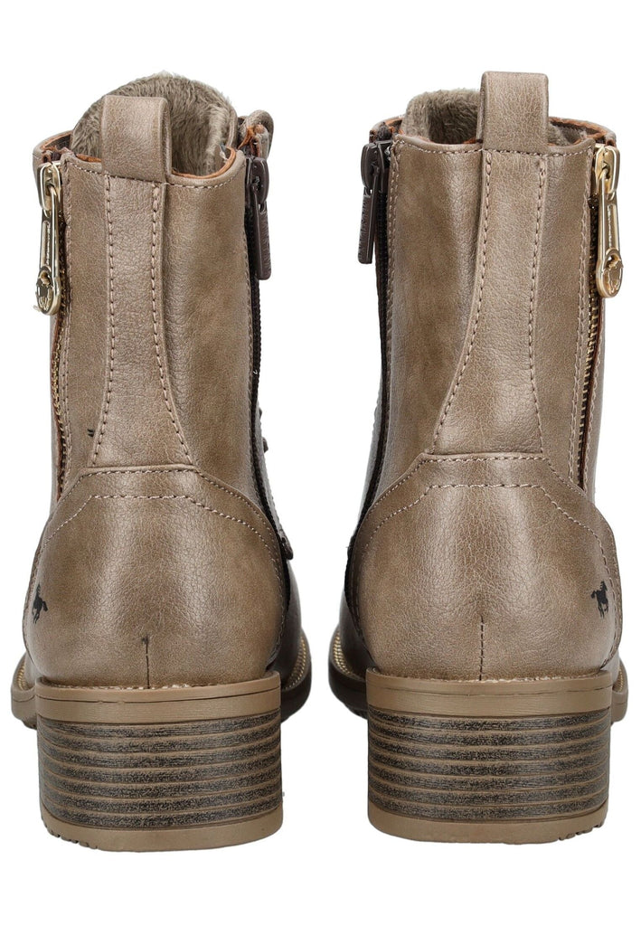 Mustang Stiefelette Lederimitat Erde Warmfutter