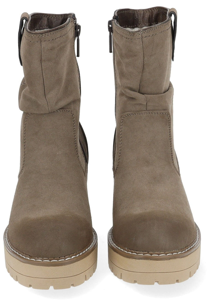 Mustang Stiefelette Lederimitat Erde Warmfutter