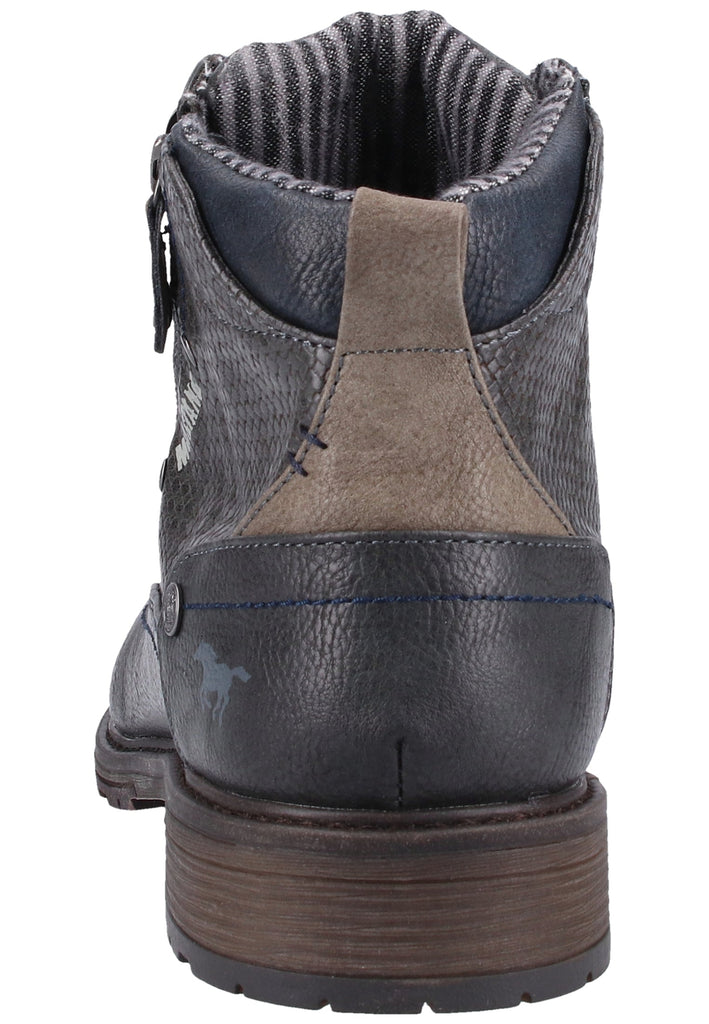 Mustang Stiefelette Lederimitat Graphit