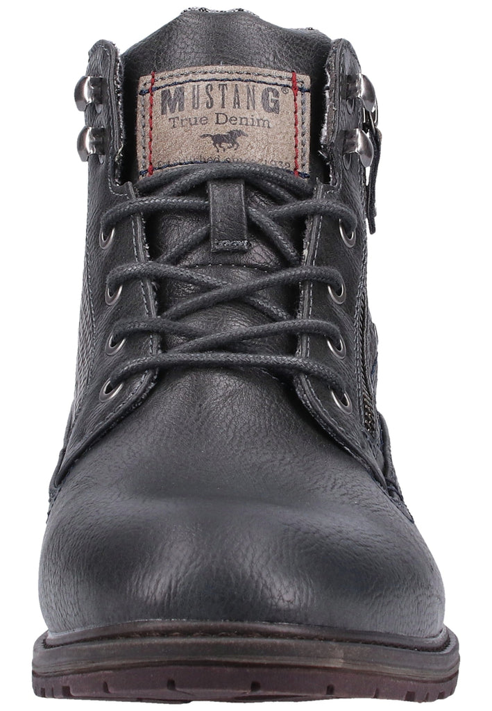 Mustang Stiefelette Lederimitat Graphit