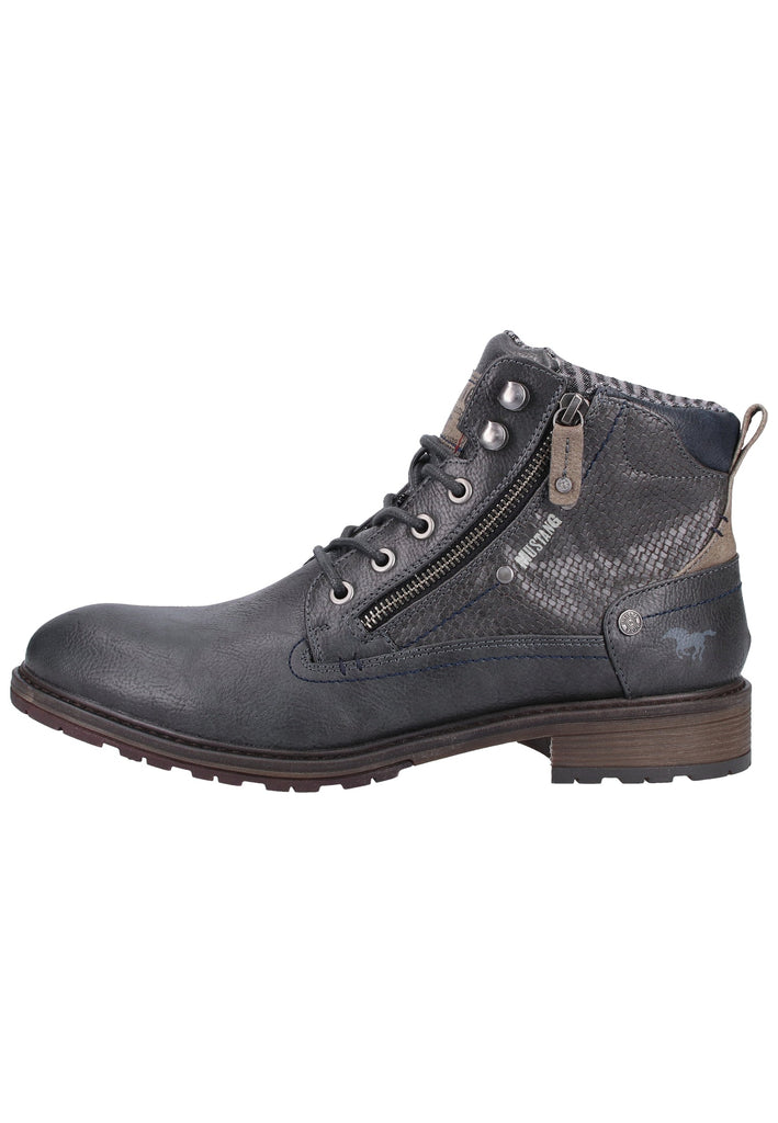 Mustang Stiefelette Lederimitat Graphit