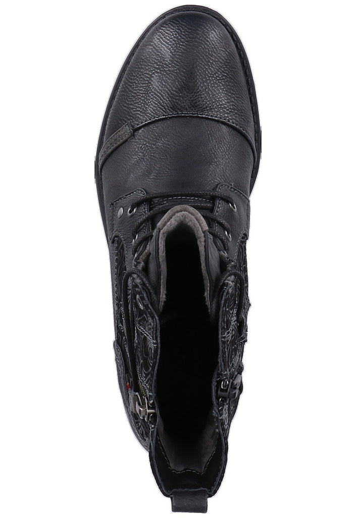 Mustang Stiefelette Lederimitat Graphit