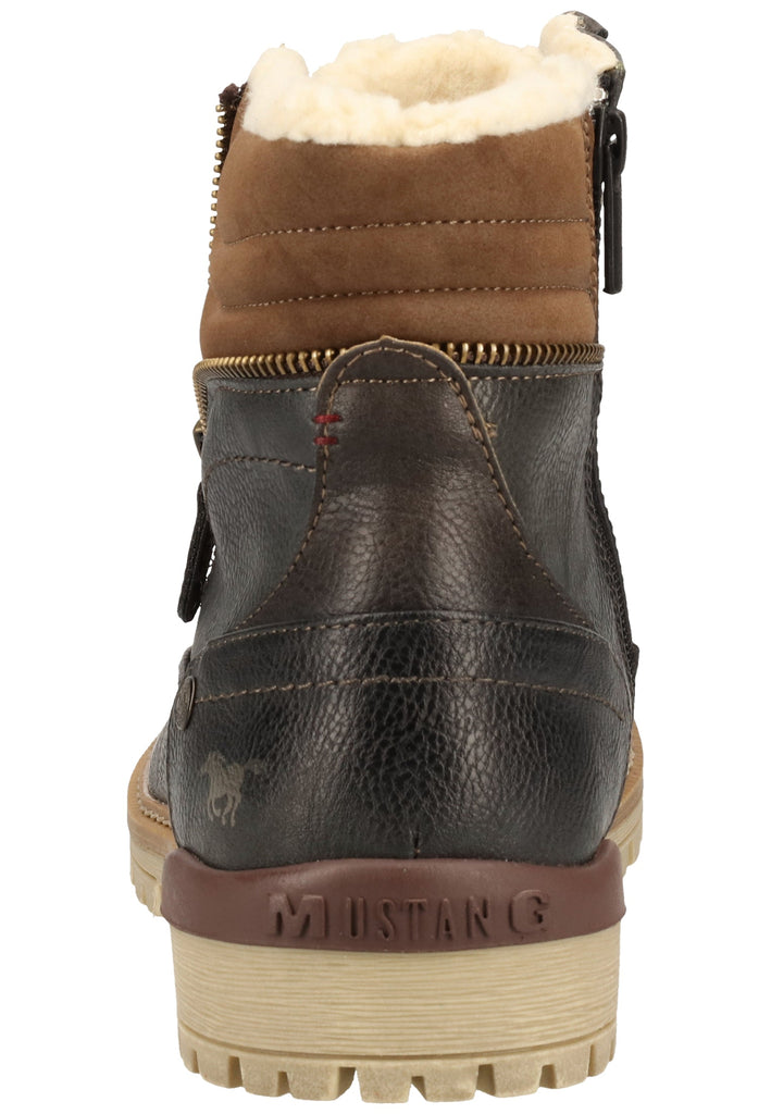 Mustang Stiefelette Lederimitat Graphit