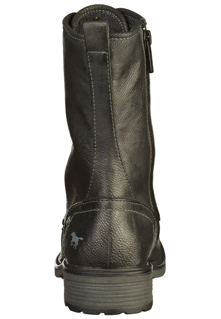Mustang Stiefelette Lederimitat Graphit
