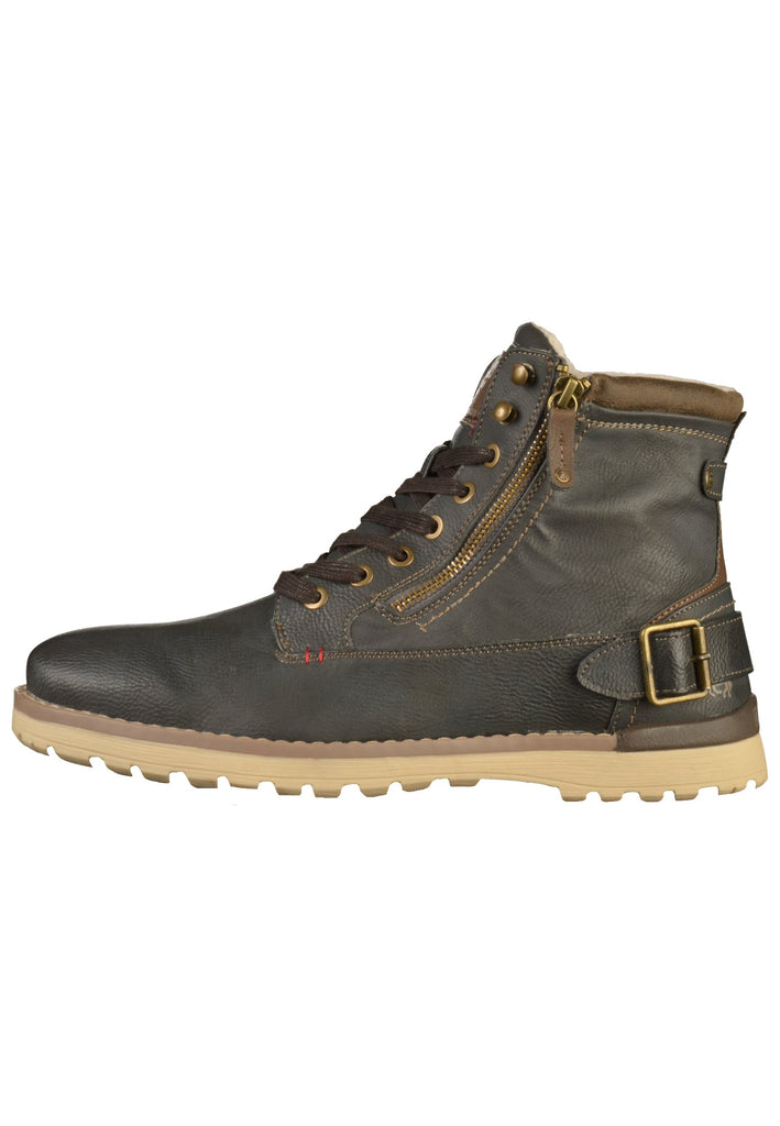 Mustang Stiefelette Lederimitat Graphit
