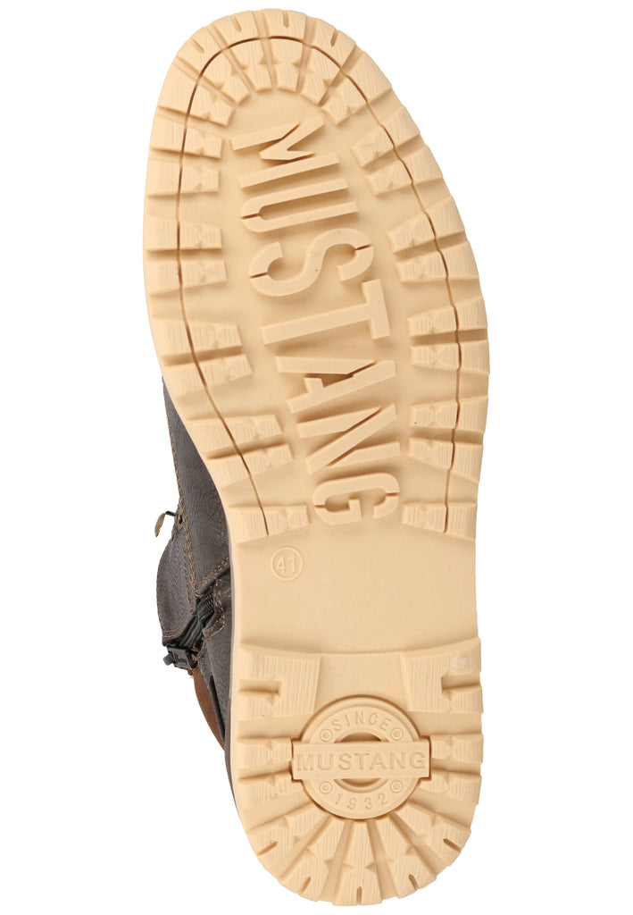 Mustang Stiefelette Lederimitat Graphit Warmfutter